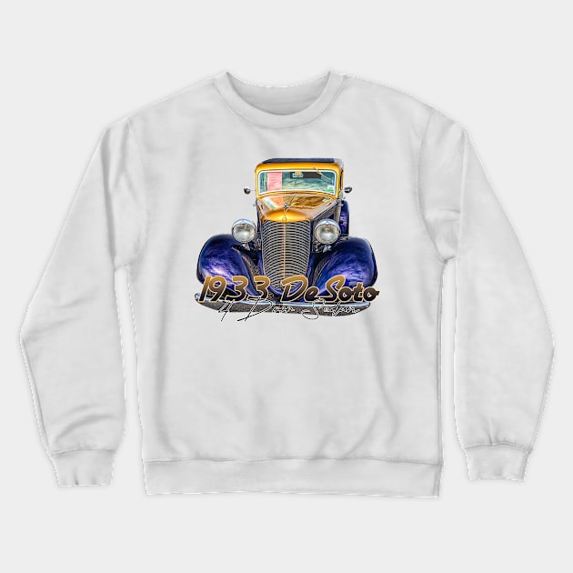 1933 DeSoto 4 Door Sedan Crewneck Sweatshirt by Gestalt Imagery